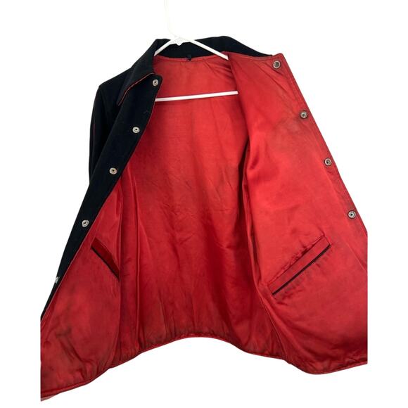 True Vintage 1930’s Wool Red Dog Bulldog Varsity Jacket Size Large ONE OF A KIND - Picture 7 of 7